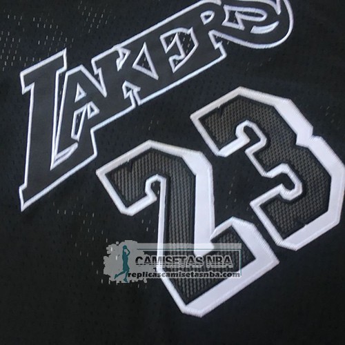 Camiseta Manga Corta Los Angeles Lakers Lebron James Negro